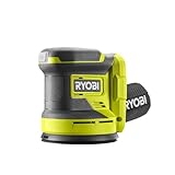 Ryobi R18ROS-0 Levigatrice Rotorbitale 18V ONE+, Batteria Non Inclusa, Diametro Disco 125mm, Velocità 10.000 Giri/Minuto, Diametro Orbita 2.5mm, 20.000 Oscillazioni al Minuto