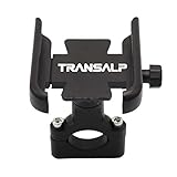 KBANDZ Supporto Moto per Honda TRANSALP XL 600 650 700 V XLV XL600V XL650V XL700V Moto Manubrio Retrovisore Supporto del Telefono Mobile GPS del Basamento della Staffa (Colore : Handlebar Black)