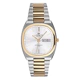 Lorenz Easy Time Retrò 030271DD - Orologio classico unisex - Orologio Day-Date con cinturino in acciaio