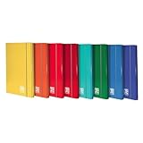 BLASETTI – Cartelline 3 Lembi Con Elastico One Color – Cartellina Dorso da 12mm Per Formato A4 – Copertina Pesante 26x35 cm – Confezione 6 Pezzi – Colori Assortiti