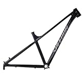 DHNCBGFZ Mountain Bike Hardtail da 27,5//29 Pollici Telaio Rigido in Lega di Alluminio Freni A Disco Telaio da Dirt Jump Perno Passante Passaggio Interno 12x142 Mm(Schwarz,27.5 * 15")