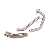 Silenziatori Scarico Scarico Per Moto Slip On, Tubo Di Collegamento Centrale Anteriore Modificato Per CBR125 CBR125R CB125R CBR 125R CB 125 2017-2021