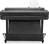 HP DesignJet T650 Stampante per Grandi Formati da 91 cm 5HB10A, Formati supportati da A4 ad A0, velocità 82 Pagine A1 all’Ora, Gigabit Ethernet, USB Hi-Speed 2.0, Wi-Fi, Garanzia 2 Anni, Nero