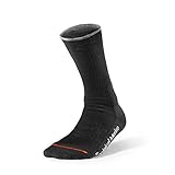 Geoff Anderson Calzini in lana merino, taglia L, per attività all'aperto, escursionismo, pesca, equitazione, Nero , Large