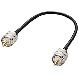 Greluma 1 pz cavo coassiale UHF maschio PL-259 a UHF maschio PL-259 RG58 per radio HAM e CB, analizzatore di antenna, carico fittizio, misuratore SWR