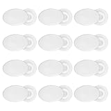 12pcs Clip per Pettorali da Gara, Clip per Pettorali da Maratona Fibbia per Numero di Gara Senza Perni Spille per Pettorali da Gara per Fissare il Numero di Maratona in Bicicletta