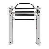 KAOLALI Scala Marina in Acciaio Inossidabile a 4 Gradini Scaletta Per Piscina Barche Scaletta Telescopica Estensibile per Barca Imbarco Pieghevole Nuoto Scale Capacità per Barca Marina Piscina