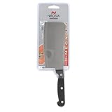 Nirosta Mannaia Monopezzo Forgiato in Acciaio Inossidabile con impugnatura ergonomica Dimensioni lama: 15x7,3 cm Dim 27x7,3x1,5 cm Linea Nirosta Mega