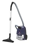 Hoover Brave BV61PET, Aspirapolvere a slitta con borsa, potente 700 W, grande capacità 2,3 l + scarico senza contatto, tubo estensibile e raggio d'azione 7,5 m, silenzioso, compatto + spazzola