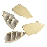 Set di 4 coperture per pulsanti radio CD per Fiat 500, modelli dal 2008 in poi