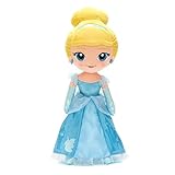 Disney Store bambola ufficiale di peluche per bambini Cenerentola, 37 cm, personaggio classico in peluche in abito iconico, dettagli ricamati e finitura morbida al tatto
