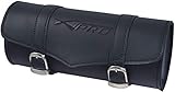 A-pro Borsa Barilotto Rigido Porta Attrezzi Forcella Moto Custom Chopper Nero
