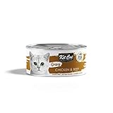Kit Cat Barattolo Gravy, pollo e manzo, 70 g, cibo umido per gatti