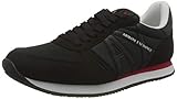 ARMANI EXCHANGE Rio Side Logo, Scarpe da ginnastica Uomo, Nero, 43 EU