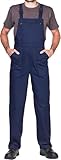 MAZALAT work wear Salopette da Lavoro Uomo, Taglie Grandi S-3XL, Made in EU, Colori Diversi, Tuta da Lavoro Uomo Qualità, Blu Navy, M