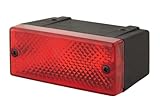 HELLA 2NE 006 609-001 Retronebbia, Alogeno, 12V, Montaggio, esterno, colore diffusore luce rosso, Spina Spina piatta, Dx/Sx