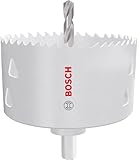 Bosch 1x Sega a tazza Multi Material con mandrino (per Acciaio, Cartongesso, Ø 76 mm, Professional Accessorio Trapanoi)