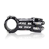 RXL SL appendici Manubrio Carbonio Fibra di Carbonio+Lega di Alluminio 28.6mm 3K Lucido Pipa per Bici da Corsa 90mm