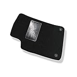 Tappetino antiscivolo con bordino nero tappeto su misura solo lato guida specifico COMPATIBILE con CITROEN C3 prodotte dal 2009 al 2016-131482