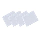 FGF-EU Trasparente Autoadesivo Supporto per Il permesso di parcheggio Confezione da 4 Biglietto e Nota Adesivo Posteriore Proteggi Copertura per Auto, Distintivi, Parabrezza