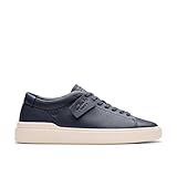Clarks Craft Swift, Scarpe da Ginnastica Uomo, Pelle Blu Navy, 43 EU
