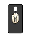 Sunrive Cover Per Meizu M5C, supporto smartphone per auto Custodia in molle matte silicone Morbida protector back Case girevole a 360 gradi Protettiva Kickstand(d'oro)