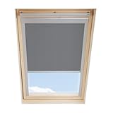 Tenda oscurante per finestre a tetto compatibile con VELUX U08 / 808/8, ‎Grigio