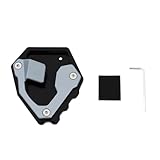 eMagTech Piastra Di Estensione Per Cavalletto Laterale Per Moto 92x84mm Compatibile Con Honda CRF 1000 L Africa Twin 2016-2019