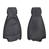 GIANTO Guscio per Chiavi Telecomando 3 Tasti Compatibile con Mercedes Benz Classe A B C E S CL ML CLK CLS SLK, Cover Protettiva, Scocca di Ricambio (verificare compatibilità prima dell'acquisto)