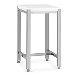 Royal Catering Ceppo da Macellaio RCBC-04 (40 x 50 x 85 cm, acciaio inox, 16,31 kg)