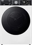 LG RH90V9LVEN Asciugatrice Smart a Carica Frontale 9kg, Serie V9, Classe C, Condensazione con Pompa di calore DUAL Inverter, Eco Hybrid, Condensatore autopulente, Allergy Care, Wi-Fi, Bianca