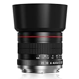 Obiettivo EF per Canon – 85mm f1.8 Manuale Obiettivo Ritratto per Canon Rebel SL3 SL2 T8i T7 T7i T6 T6i 850D 800D 750D 250D 200D 90D 80D 77D 4000D 3000D 2000D 1500D 6DII/5DIV/IDXIII SLR Fotocamera