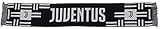Perseo Trade Sciarpa Juventus in Jacquard SCJ JJ17 Prodotto ufficiale poliestere 100%