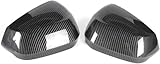 QDFNJYONG 1coppia Auto Calotte Ricambio specchietti Esterni per Audi Q2 SQ2 Q3 RSQ3 2017-2025, Auto Specchietto Copri Specchietto Retrovisore,A/Carbon Fiber Pattern