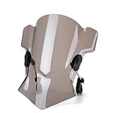 Deflettore Parabrezza Per Ducati Hypermotard Monster 1100 1200 1200S Parabrezza Per Moto(Gray)