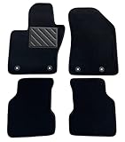 Tappetini per Jeep Compass dal 2016- Su misura, antiscivolo, battitacco in gomma rinforzata, bottoni di ancoraggio