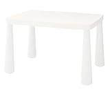 Ikea MAMMUT Tavolo per bambini, interno/esterno, 77x55 cm [bianco]