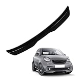 Auto Spoiler posteriori per Smart fortwo/Brabus fortwo C451 A451 Coupé/Cabrio (C 451) 2007-2015 Nastro Installare Adesivo,ABS Alettone Tetto Posteriore Tuning Ala Styling Accessori,A/Black