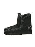 Mou Stivaletto Eskimo 18 Nero con Logo in Glitter, Taglia UK:, Nero, 37 EU 37