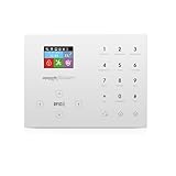 Mach Power Kit Centrale di Allarme Touch 32 Zone Wireless + 8 Zone Filari, GSM/GPRS/Wi-Fi, Display Touch, Supporto RFID, Antifurto Casa e Ufficio, Controllo Remoto da App (AS-TPCW-040)