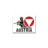 A2586 - Adesivo per esercito dell'Austria militare, 9 x 7 cm
