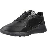Geox D Alleniee A, Scarpe da Ginnastica Donna, Nero, 38 EU