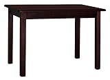k koma Tavolo in legno di pino massiccio con finitura in noce, design elegante in colore noce, 120 x 70 cm