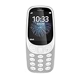 Nokia 3310 Telefono cellulare 2.4" ((6,1 cm) 2 MP, Bluetooth, 1200 mAh, Dual SIM)), Grigio [Germania]