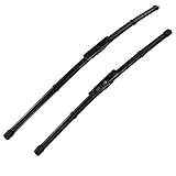 Xukey - Set di 2 spazzole tergicristallo anteriori per Nemo Bipper Fiorino MK3 Qubo 2008 – 2013 48,3 x 66 cm.