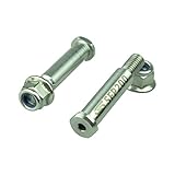 SCAR Coppia di perni pedane compatibile con HONDA CR CRF CRFRX CRFX 125 150 250 450 KAWASAKI KX KXF KXX 02-26