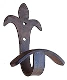 ARMONIE D'EPOCA Gancio Appendiabiti in Ferro BATTUTO (Modello Giglio)