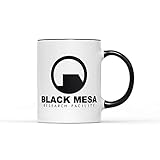 Black Mesa Research Facility Half Life Game Inspired Tazza in ceramica