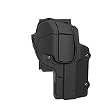 Beretta Fondina 92 Clip da Cintura OWB per 92fs 98fs M9 - Nascosta IWB Destra Nero