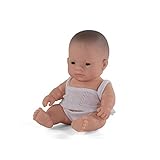 Miniland Miniland-31125 Asian Boy Puppe Asiatica 21 cm Bambola 31125, Multicolore, Small
